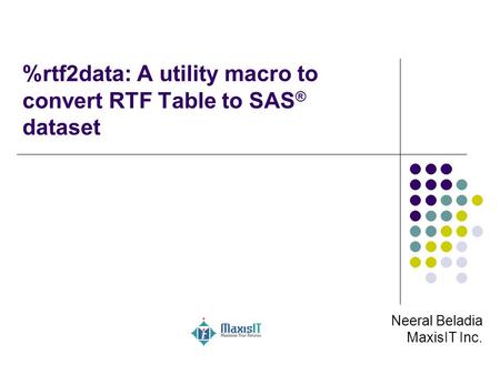 %rtf2data: A utility macro to convert RTF Table to SAS® dataset