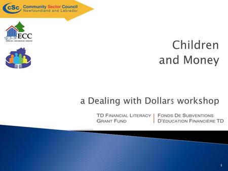 1 a Dealing with Dollar $ workshop Children and Money.