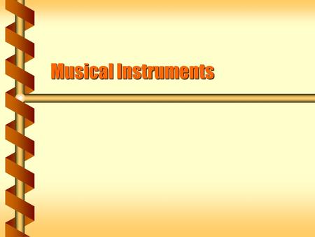 Musical Instruments. Standing Waves  Waves that reflect back and forth interfere.  Some points are always at rest – standing waves.