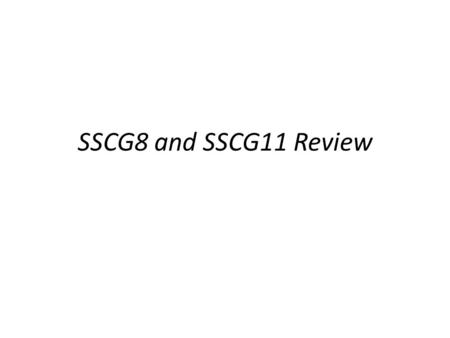 SSCG8 and SSCG11 Review. bias A favoring of one point of view.