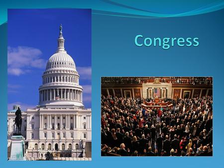 And so we begin… There are two Congresses…The tight-knit complex world of Capitol Hill is a long way from home, in perspective and outlook as well as.