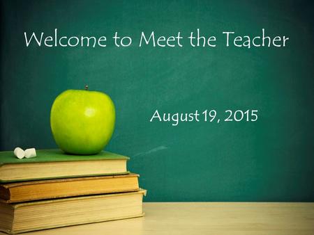 Welcome to Meet the Teacher August 19, 2015. The 5 th Grade Team 5HMr. Zalasky ex4236 5AMiss Holley ex4231