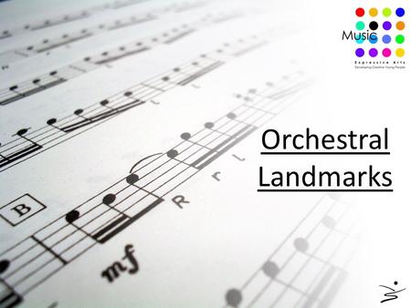 Orchestral Landmarks. Classical or non-classical? Cadenza Recapitulation Tone row Balanced phrasing Melody in the strings Schubert Wagner Programme music.