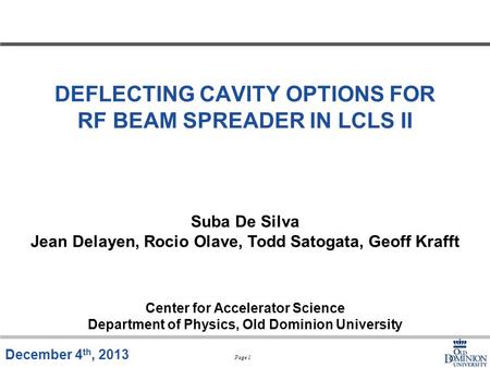DEFLECTING CAVITY OPTIONS FOR RF BEAM SPREADER IN LCLS II
