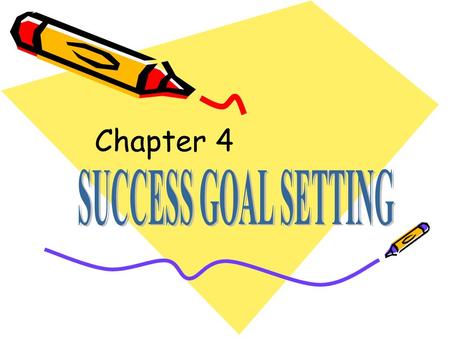 Chapter 4 DREAM. ALIKE IN HEAVEN GOAL SETTING IS THE LADDER TOWARDS YOUR DREAM.