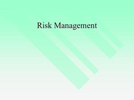 Risk Management. IT Controls Risk management process Risk management process IT controls IT controls IT Governance Frameworks IT Governance Frameworks.