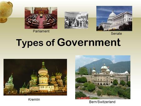 Parliament Senate Types of Government Kremlin Bern/Switzerland.