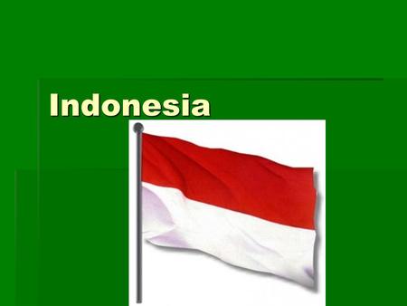 Indonesia. Flag Meaning  White stands for peace and honesty.  Red stands for hardiness, bravery, strength, and valour.