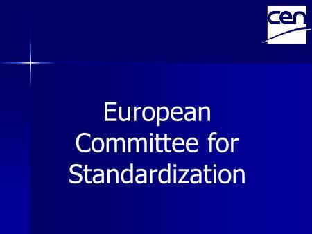 European Committee for Standardization. Product Description And Classification ePDC – September 14, 2004 INTERIM REPORT.