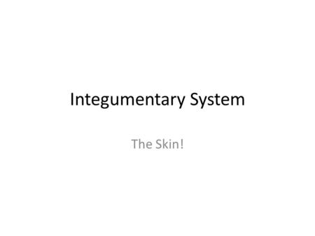 Integumentary System The Skin!. Integumentary System Anatomy Epidermal layer Dermal layer Physiology Regulates body temperature Protects internal tissues.