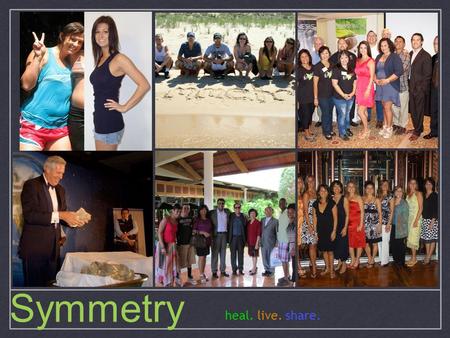 Heal. live. share. Symmetry. Home-Based Business Estimated 15.6 million involved in USA $154 billion worldwide sales in 2011 Average household saves nearly.
