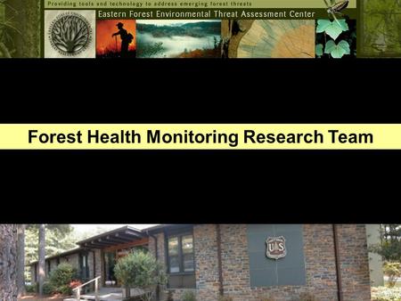 Forest Health Monitoring Research Team.  1991: FHM Program established national HQ at RTP  1991-1999: RTP staff evolved from administrative to research.