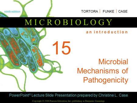 Microbial Mechanisms of Pathogenicity