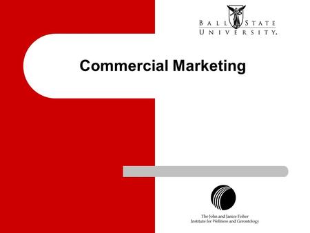 Commercial Marketing.