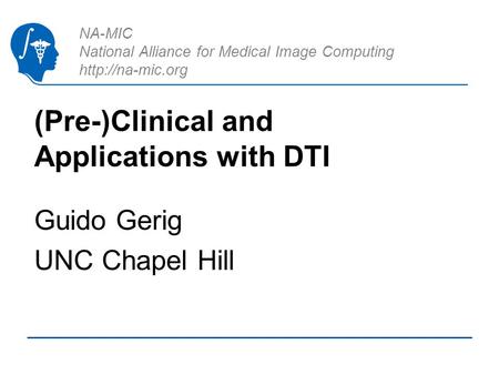 (Pre-)Clinical and Applications with DTI