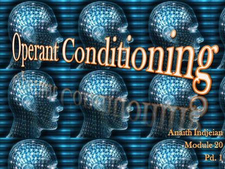 Components of Operant Conditioning Reinforcement Punishment.