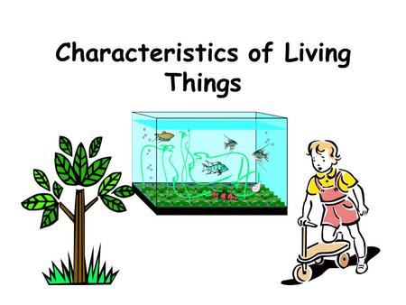 Characteristics of Living Things 1. COMPOSED OF CELLS 1. COMPOSED OF CELLS All living things are made up of at least one cell Cell –  Basic or smallest.