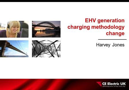 EHV generation charging methodology change Harvey Jones.