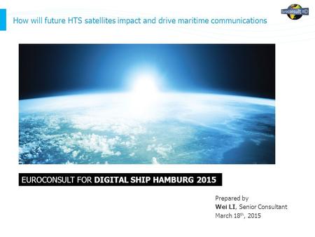 EUROCONSULT FOR digital ship Hamburg 2015