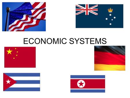 ECONOMIC SYSTEMS.