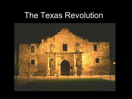 The Texas Revolution. Westward Movement American settlers poured westward from the coastal states into the Midwest, Southwest, and Texas, seeking economic.