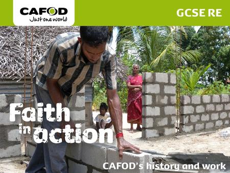 Www.cafod.org.uk. CAFOD is the Catholic Agency for Overseas Development. We are the official overseas development agency of the Catholic Church in England.