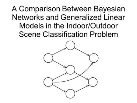 A Comparison Between Bayesian Networks and Generalized Linear Models in the Indoor/Outdoor Scene Classification Problem.