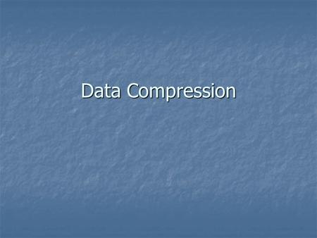 Data Compression. How File Compression Works If you download many programs and files off the Internet, you've probably encountered ZIP files before. This.