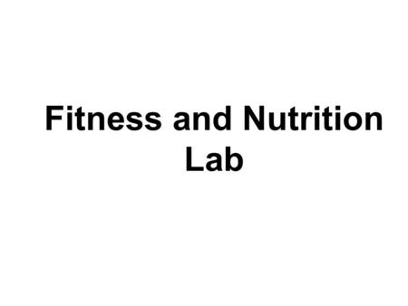 Fitness and Nutrition Lab. Part III Follow the links to your favorite fast food restaurant: McDonald’s:  ood/nutrition_facts/index.htmlhttp://www.mcdonalds.com/countries/usa/f.