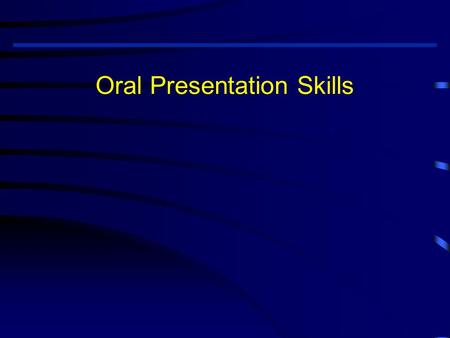Oral Presentation Skills. Outline for Presentation P lanning P reparation P ractice P erformance Q uestions.