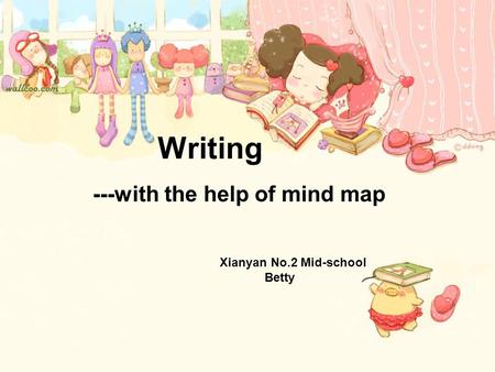 Writing ---with the help of mind map Xianyan No.2 Mid-school Betty.