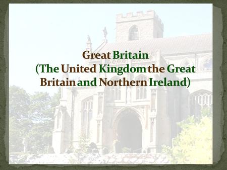 Great Britain in a world map  England  Scotland  Wales  Northern Ireland.