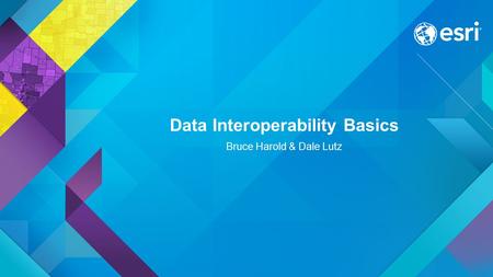 Data Interoperability Basics Bruce Harold & Dale Lutz.