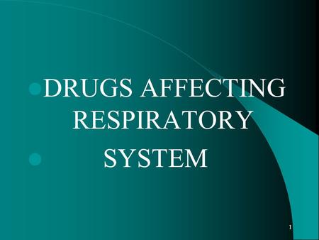 1 DRUGS AFFECTING RESPIRATORY SYSTEM. 2 ASTHMA chronic inflammatory airway disease excessive tracheobronchial reactivity SYMPTOMS wheezing, chest tightness,