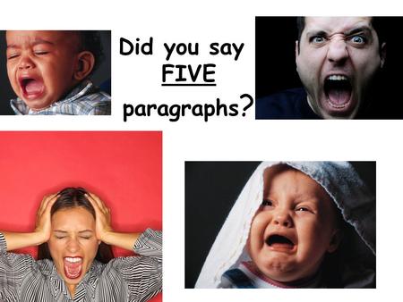Did you say FIVE paragraphs ? Don’t be intimidated by the five paragraphs! I am going to show you a proven ‘blue-print’ for essay writing that, if you.