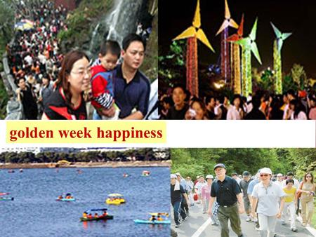 Golden week happiness. Why is traveling becoming more and more popular? Brainstorming.