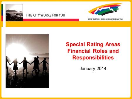 Special Rating Areas Financial Roles and Responsibilities January 2014.