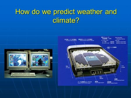 How do we predict weather and climate?. Review of last lecture Well-defined pattern of heating, temperature, pressure and winds around the globe. Well-defined.