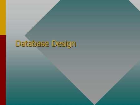 database design presentation