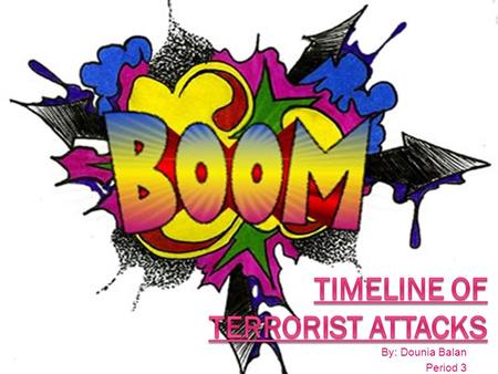 Timeline of Terrorist Attacks