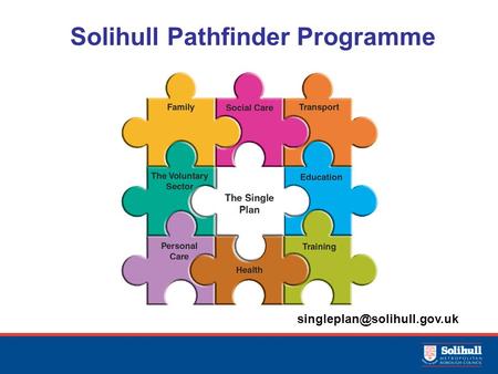 Solihull Pathfinder Programme