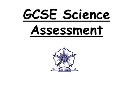 GCSE Science Assessment. WHAT IS THE SPEED OF SOUND? Learning Objectives To help you and your child understand which science GCSE’s your child will undertake.