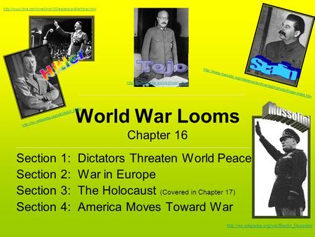 World War Looms Chapter 16