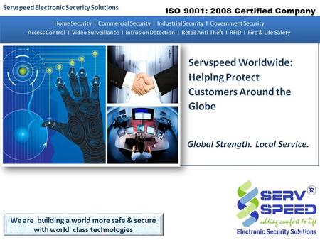 1 ISO 9001: 2008 Certified Company. 2 3 4 5 6.