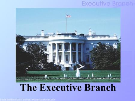 The Executive Branch. Executive Branch: Inception The Articles of Confederation: combined executive and legislative branches The Virginia Plan: proposed.