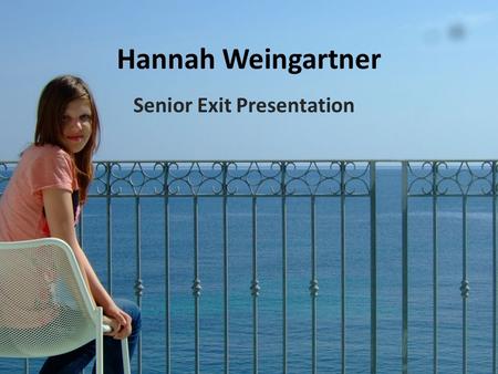 Senior Exit Presentation