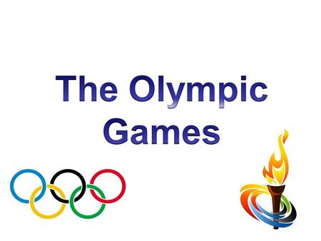 The first Olympic Games were held in Olympia in Greece in 776 BC They took place every 4 years and were held in honour of the Greek Gods. All the events.