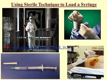 Using Sterile Technique to Load a Syringe
