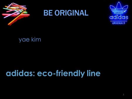 adidas: eco-friendly line