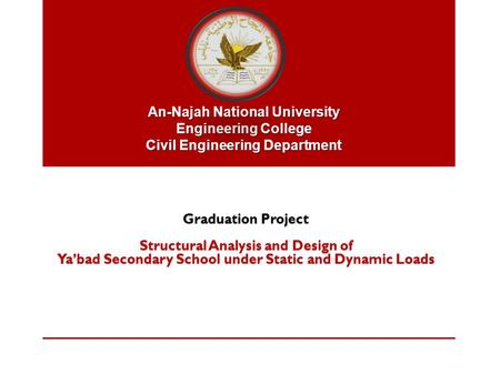 Structural Analysis and Design of